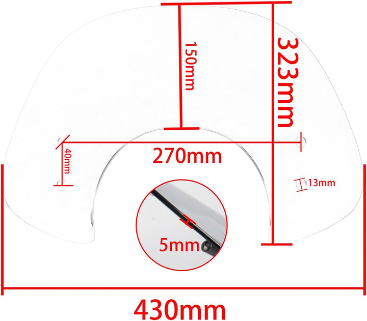 Scooter Windschutzscheibe Flyscreen Deflectors Visier für Vespa Primavera 50 125 150 Primavera 50 Pr