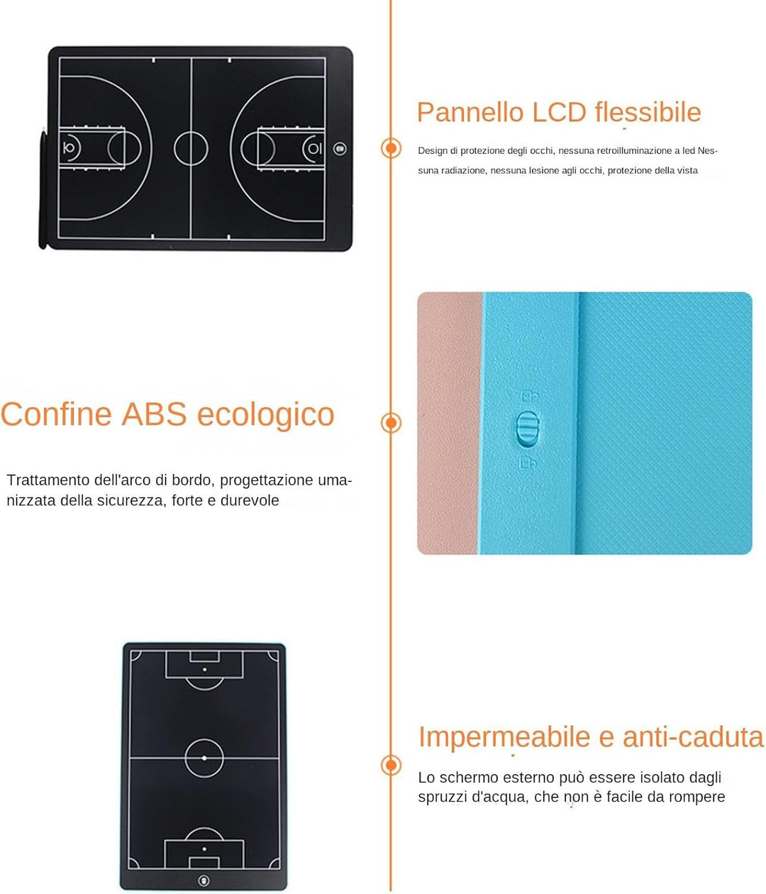 Generic Easy to Use Handball Coaching Tool, Sturdy Materials Water BallTraining Board, Easy Installa