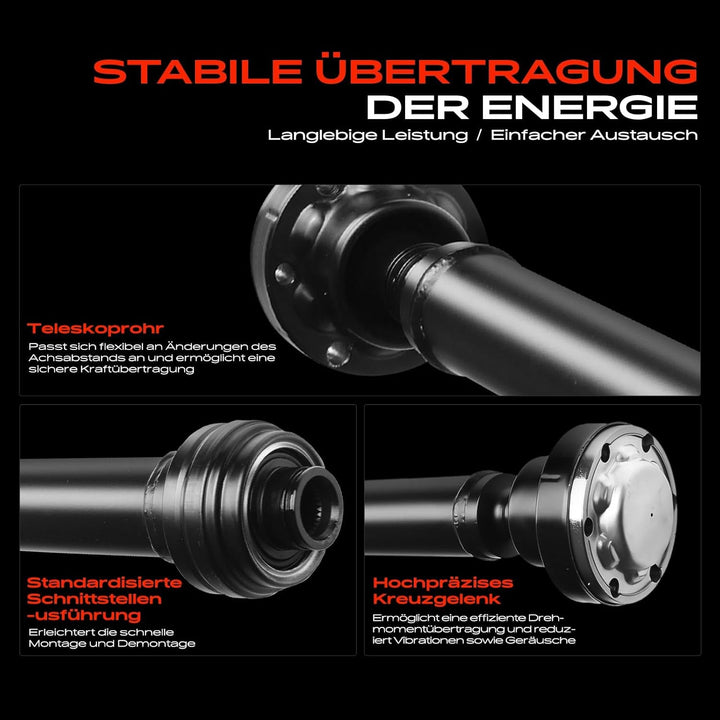Kardanwelle Gelenkwelle 665mm Vorne für Q7 4LB 3.0L Diesel 2007/11-2015/08 7L8521101C