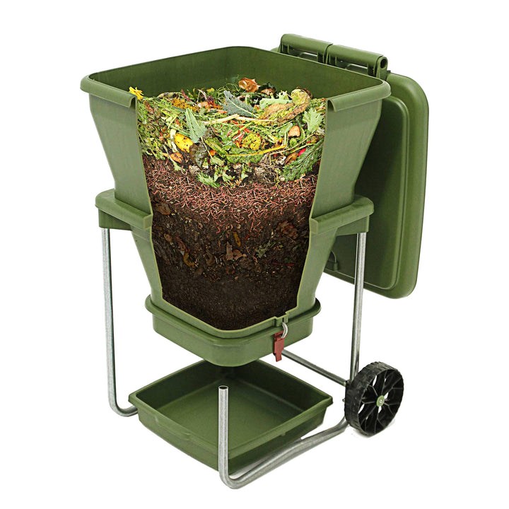 Hungry Bin Wurmkomposter für reichhaltige Vermicompost