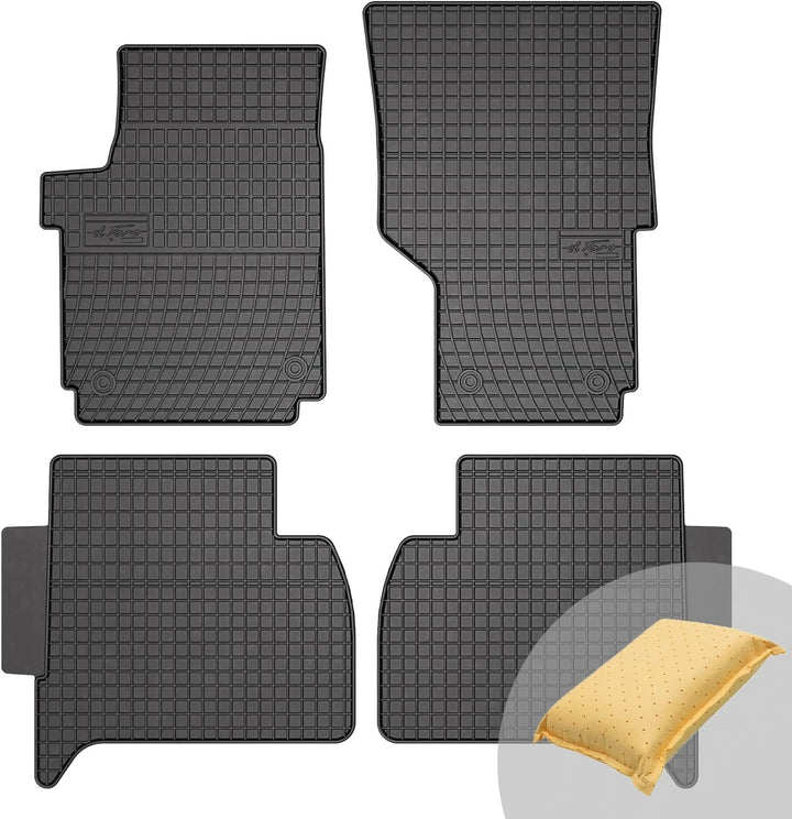 FROGUM EL Toro Gummimatten Ganzjähriges-Set von Autofussmatte Auto Fussmatten für Volkswagen Amarok