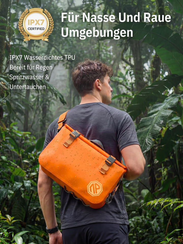 niphean IPX7 wasserdichte Tasche mit Magnetischem Einhandverschluss, Robuste Wasserdichter Beutel fü