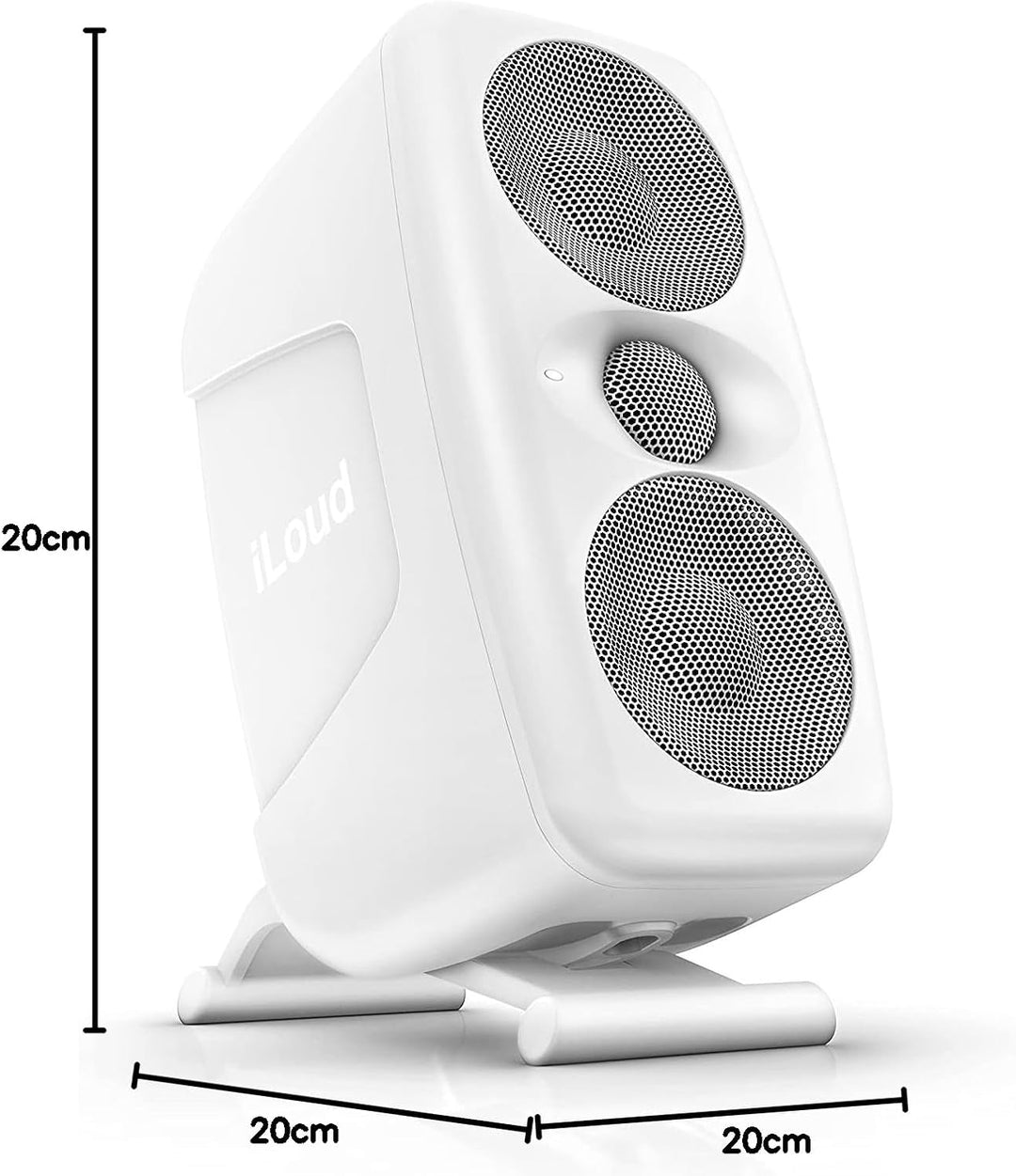 IK Multimedia iLoud MTM - High-resolution compact studio monitor speaker (Single), Weiss