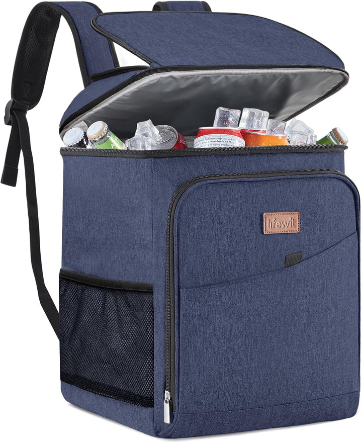 Lifewit 32L, 34 Dosen, isolierte Kühltasche, Grosse kühlrucksack, auslaufsichere tragbare Lunchtasch