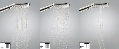 hansgrohe Raindance Select E 120 Thermostatset 0,90m, 3 Strahlarten, Chrom 0,90m Set Chrom, 0,90m Se