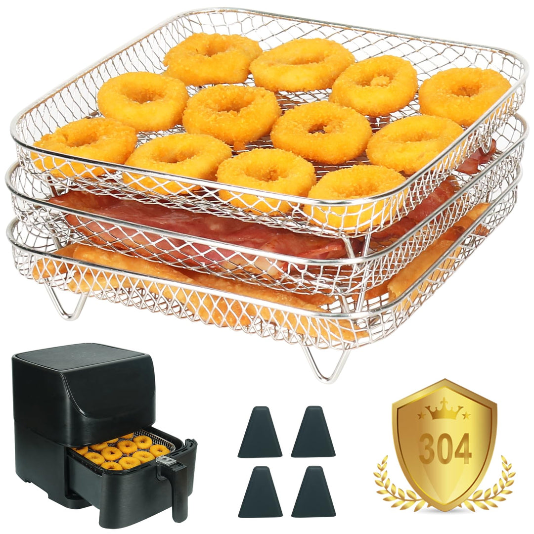 YQL Airfryer Zubehör Grosse für COSORI Turbo Tower Pro Smart 10,8L/Russell Hobbs XXL 8L, 20cm (Diago