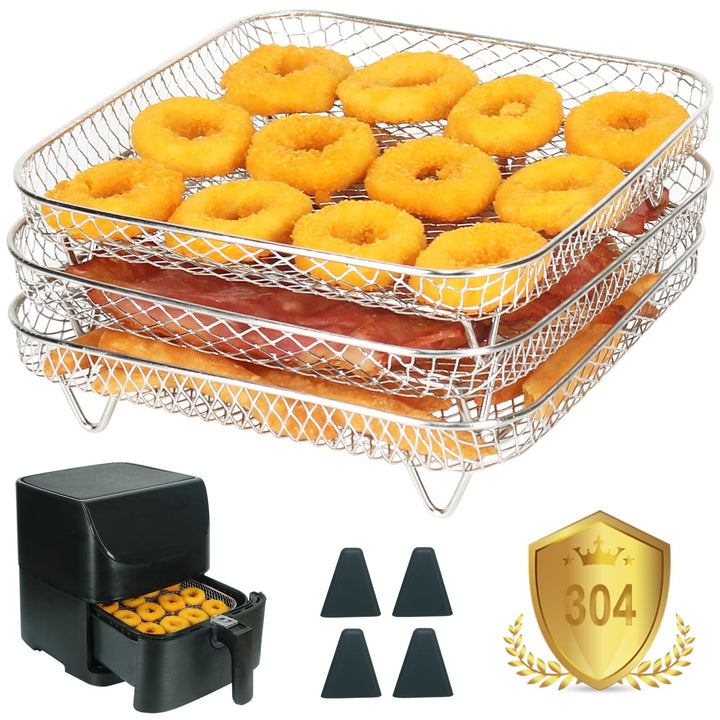 YQL Airfryer Zubehör Grosse für COSORI Turbo Tower Pro Smart 10,8L/Russell Hobbs XXL 8L, 20cm (Diago