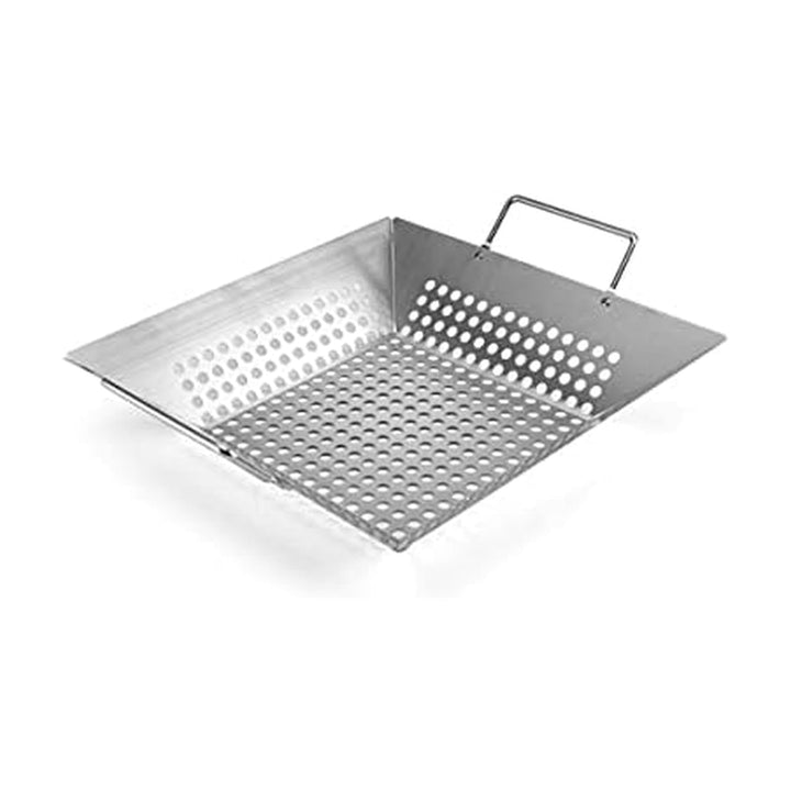 Farberware 5275955 Grillaufsatz aus Edelstahl, quadratisch Quadratischer Drahtaufsatz, Quadratischer
