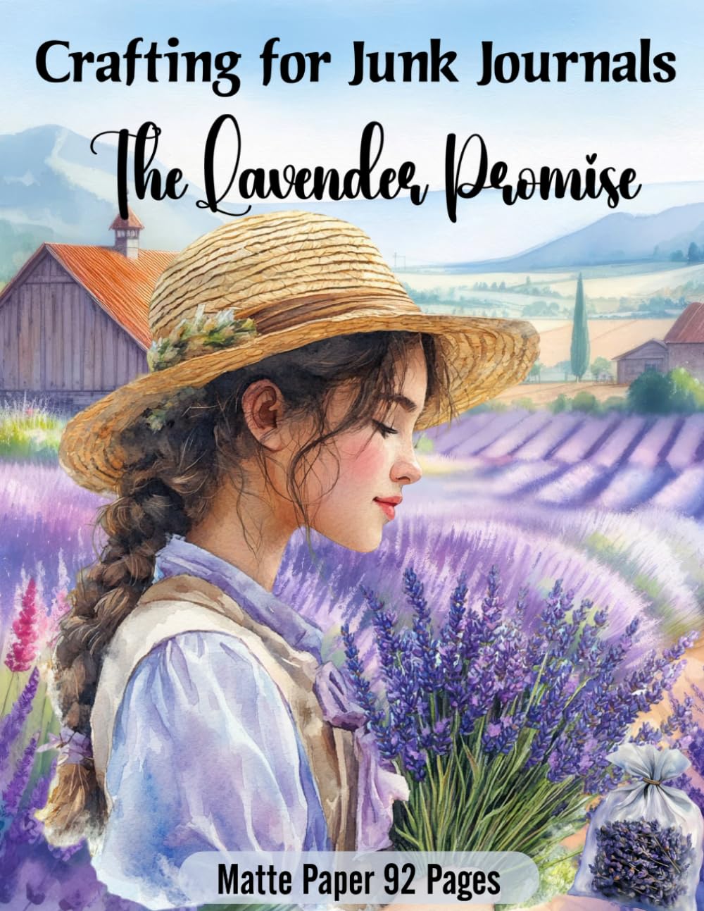 Crafting for Junk Journals The Lavender Promise Ephemera Book: High Quality Images Of Peoples, For P