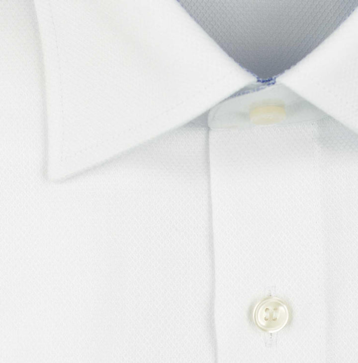 Marvelis Modern Fit Hemd weiss strukturiert 38 Weiss 00, 38 Weiss 00