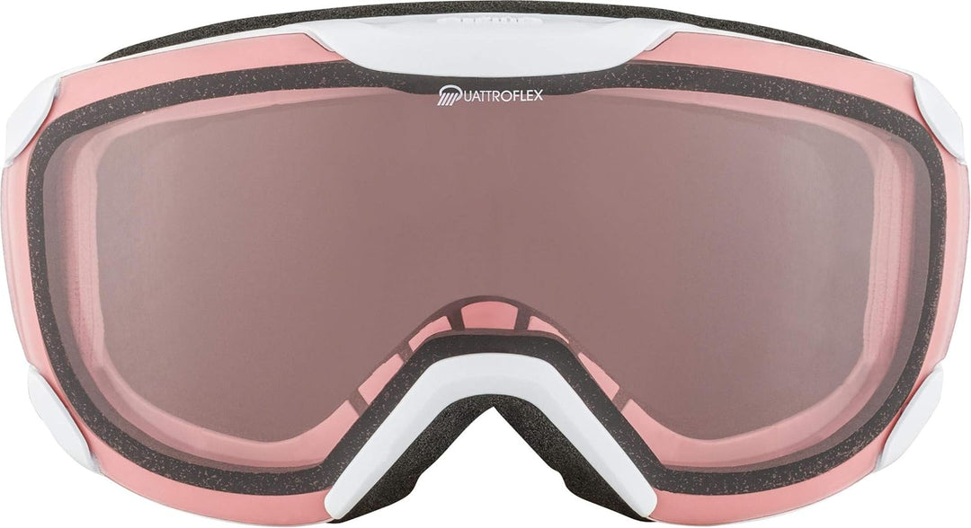 ALPINA Unisex Thaynes Q Skibrille (1er Pack) Einheitsgrösse Weiss, Einheitsgrösse Weiss