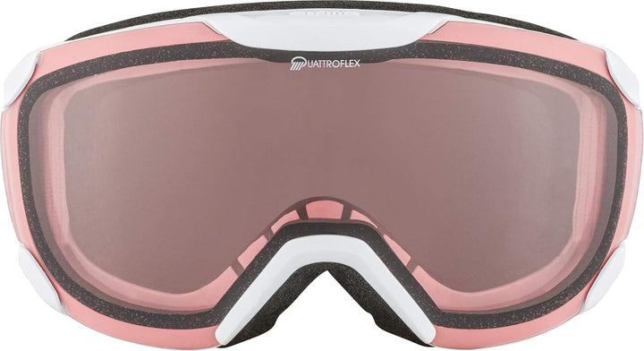 ALPINA Unisex Thaynes Q Skibrille (1er Pack) Einheitsgrösse Weiss, Einheitsgrösse Weiss