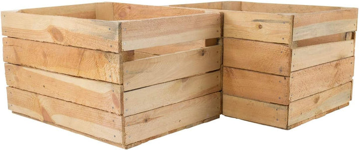 Vintage-Möbel24 Gebrauchte Obstkisten Weinkisten massive Holzkisten Naturbelassen/ Regal (4,8), 2