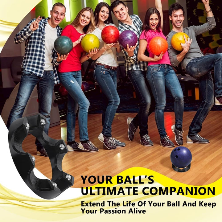 nbeads Bowlingball-Drehteller-Ständer, 360° Glatt Drehender Ballbecher-Halter Mit Einfachem Mehrwink
