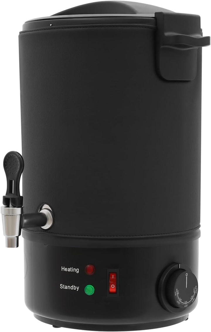 HUOMMGS Wachsschmelztopf mit 30-110℃ Temperatur Einstellbar, Deckel Edelstahl Wachsschmelzer Elektri