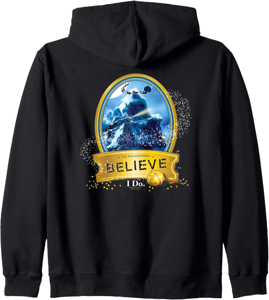 The Polar Express True Believer Weihnachten Kapuzenjacke