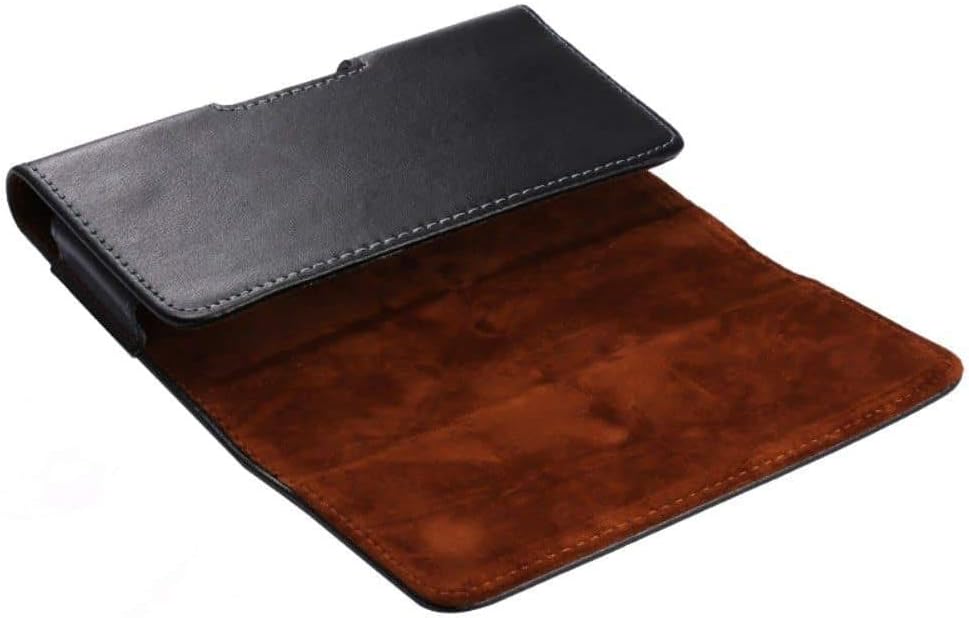 Genuine Leather Case Belt Clip Horizontal für Sony Xperia XZ1-Compact - Black