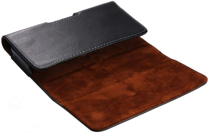 Genuine Leather Case Belt Clip Horizontal für Sony Xperia XZ1-Compact - Black