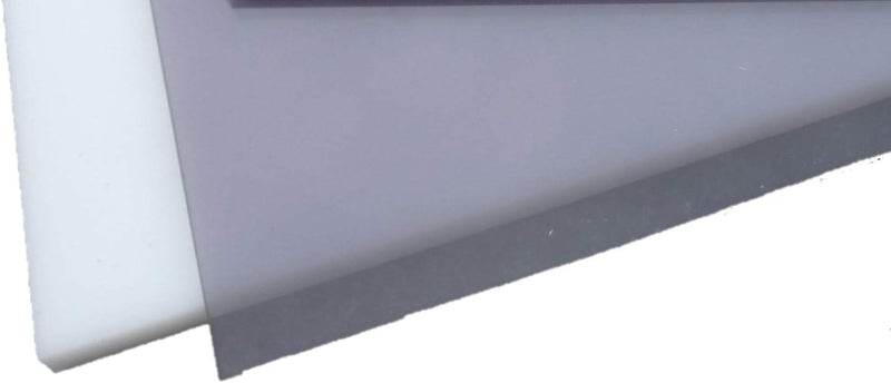 Polycarbonat Platte 1000 x 600 x 4 mm grau getönt ca. 60% Lichtdurchlässigkeit Zuschnitt alt-intech®