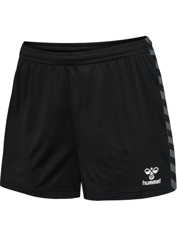 hummel Damen Shorts Hmlauthentic Pl Shorts Woman XXL Schwarz, XXL Schwarz