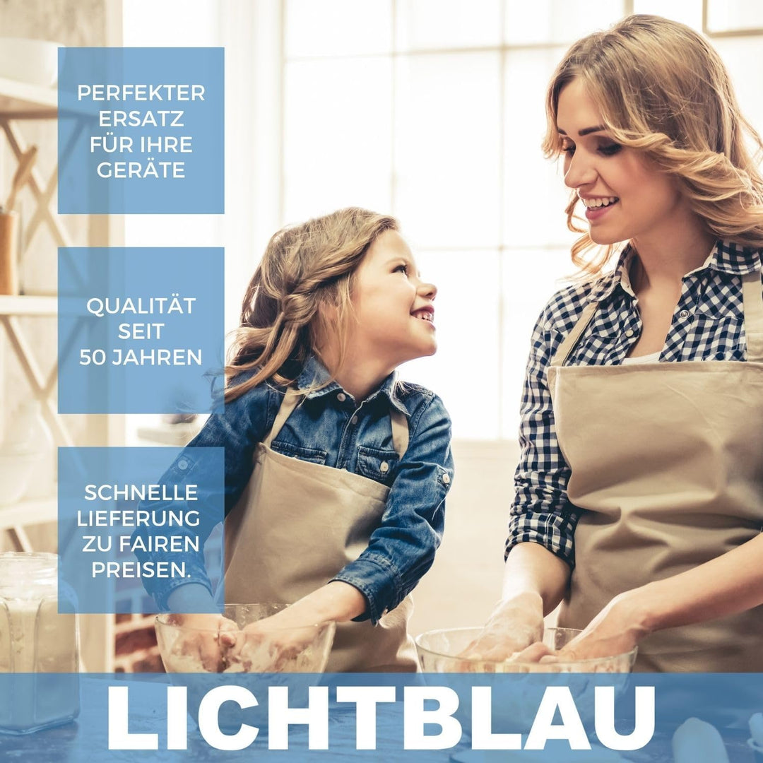 LICHTBLAU Knethaken 2666 für Küchenmaschine Bosch I Ersatz Knethaken 00080060 passend für Bosch MUM4