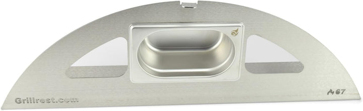 Kugelsmoker für 67cm Weber Kugelgrills - Mach einen Smoker aus deinem Kugelgrill - Edelstahl - Ø 67c