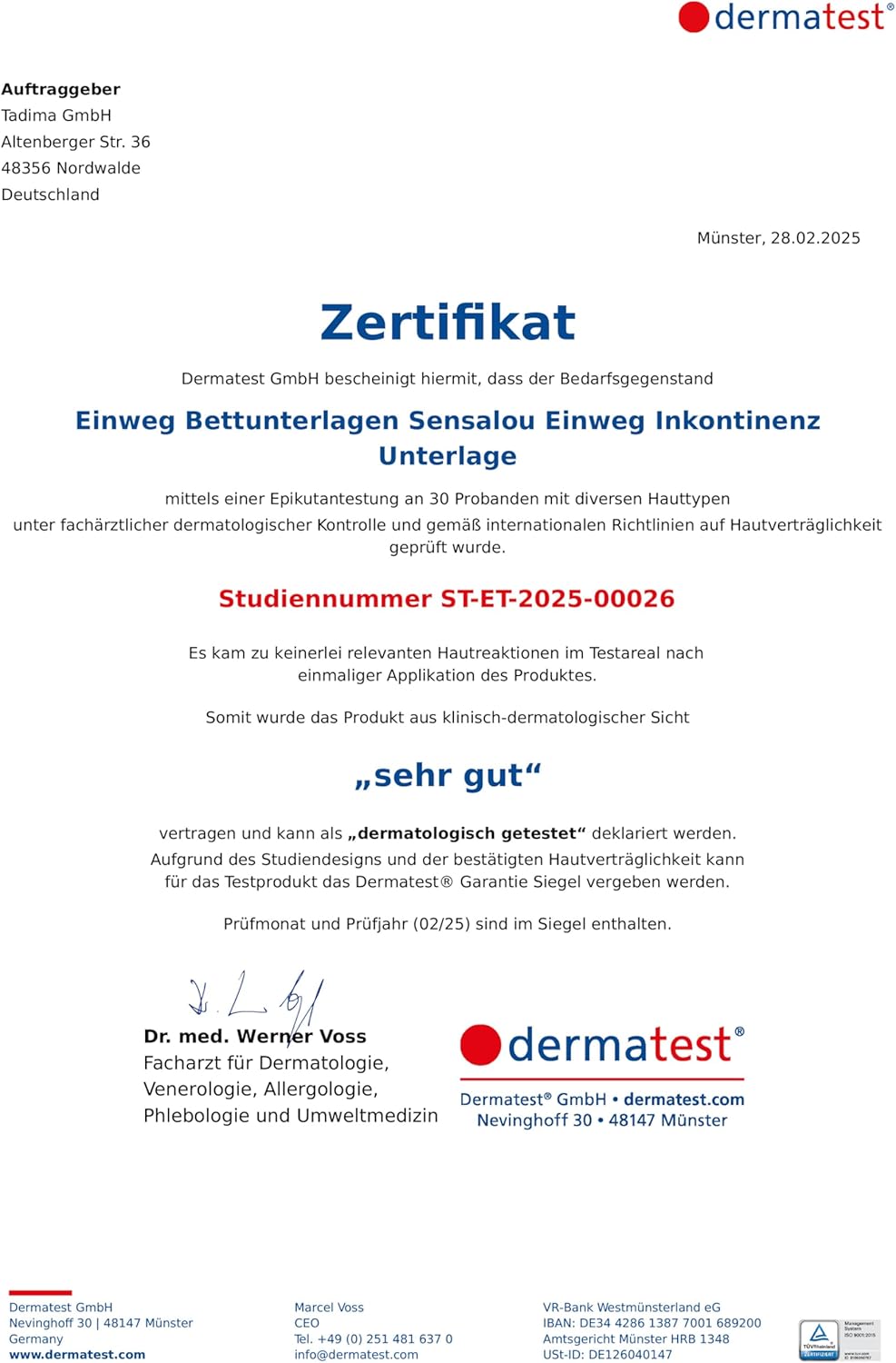 Sensalou Wasserfeste Bettunterlage Einweg - Einmal Wickelunterlage wasserdicht unterwegs Betteinlage