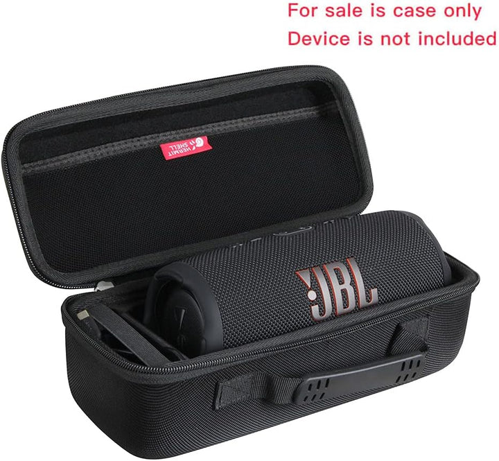 Hermitshell Hartschalen-Reiseetui für JBL Charge 5 – tragbarer Bluetooth-Lautsprecher Schwarz, Schwa