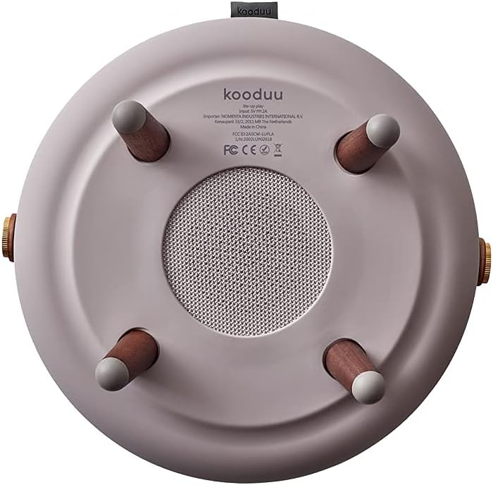 Kooduu Lite-Up Play - Design LED-Licht und Bluetooth-Lautsprecher Innovatives Stimmungslicht mit Zus