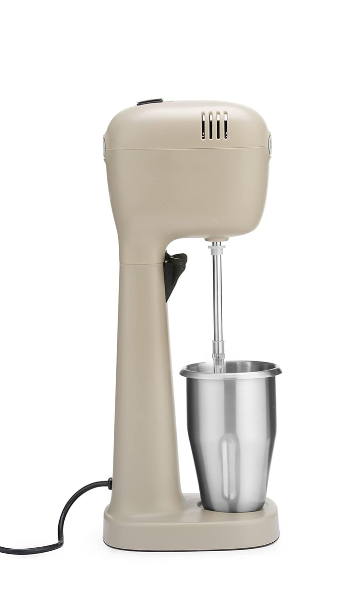 HENDI Milchshake Maker, Drink mixer, Frappés, Getränkemixer, Inkl. 2 Mixbechers (Edelstahl und Polyk