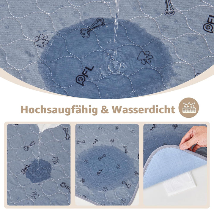 PICK FOR LIFE 2 Stück sehr saugfähig Welpenunterlagen, 46 * 61cm Wasserdicht und waschbar Puppy Trai