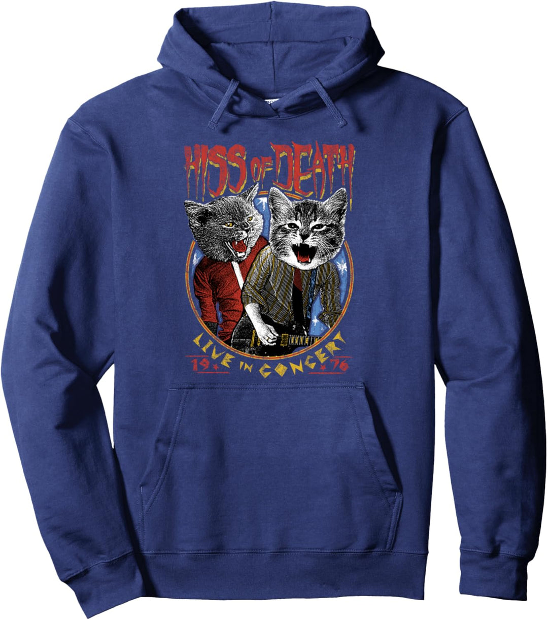 Hiss Of Death Live In Concert Metal Kitten Pullover Hoodie