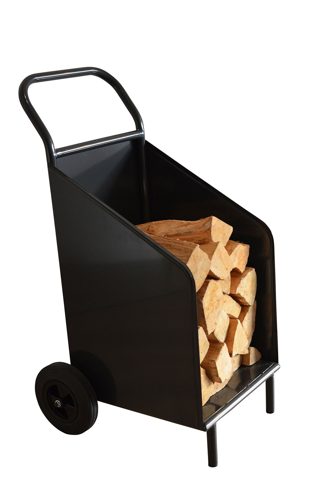 Nischenmarkt Massiver Kaminholzwagen Brennholzwagen Holzwagen mit Rollen, Anthrazit