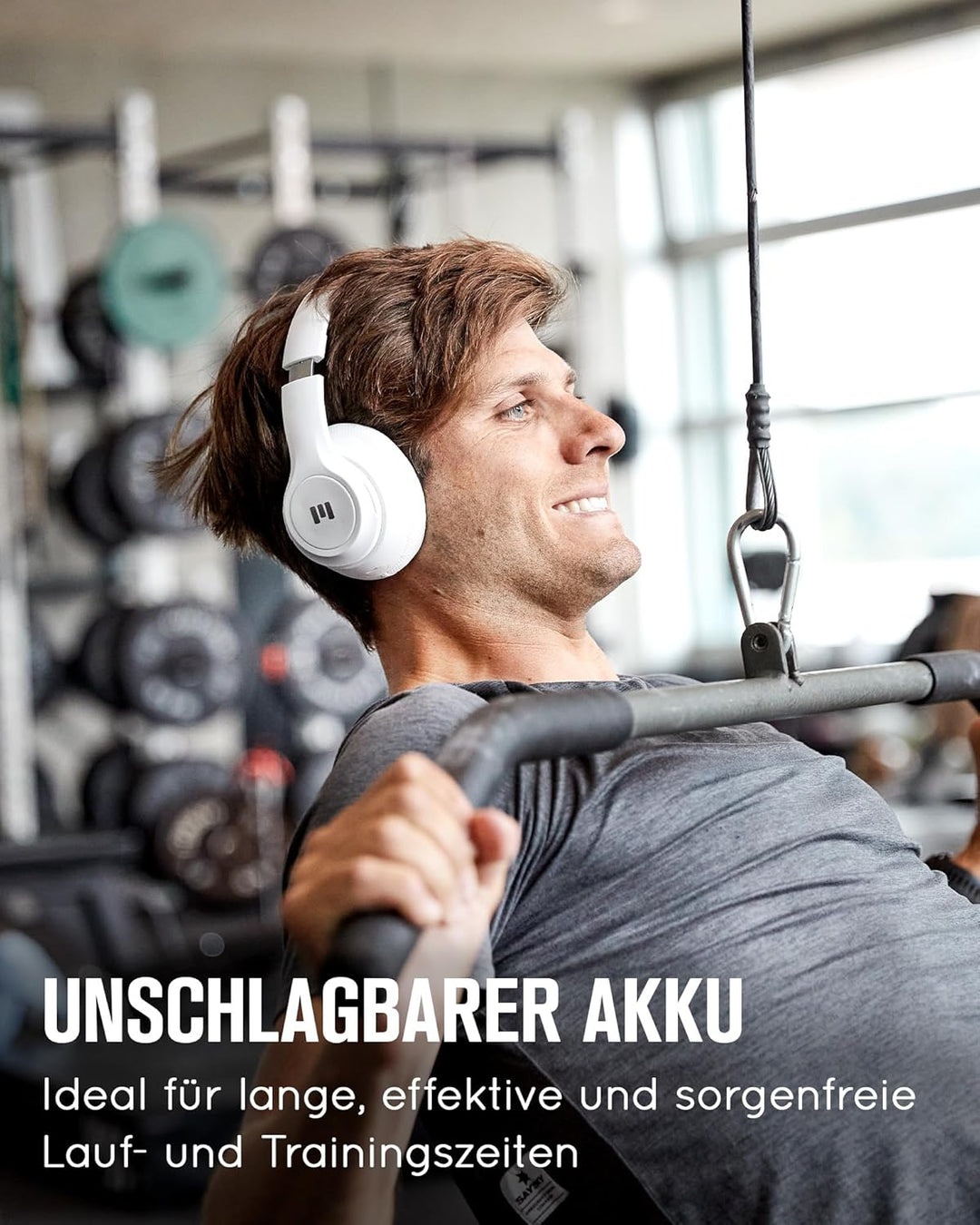 MIIEGO Boom Bluetooth Kopfhörer - Kabellose Over-Ear Headphones - Waschbare Ohrpolster - Perfekter S