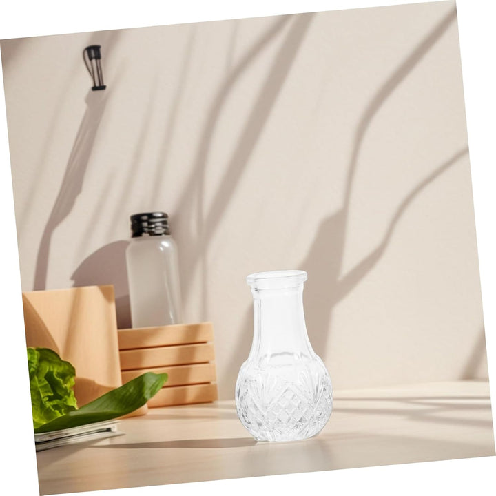 Luxshiny 6 Stück Klarglas Weindekanter 50 Ml Handgefertigt mit Aromabelüfter Transparente Whisky und