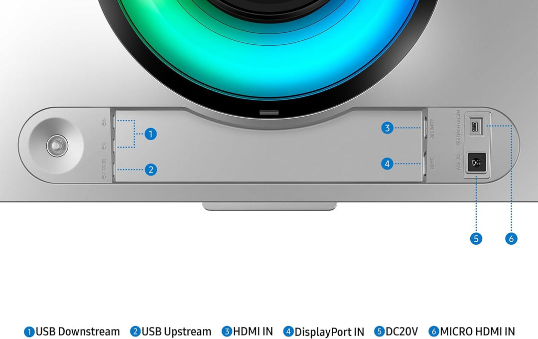 Samsung Odyssey OLED G9 Curved Gaming Monitor G95SC, 49 Zoll, QD-OLED-Panel, 5.120 x 1.440 Pixel, Bi
