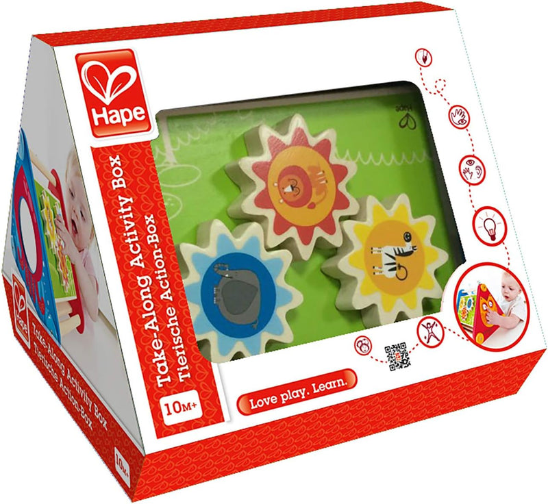 Hape E0434 - Tierische Action-Box, Motorikspielzeug