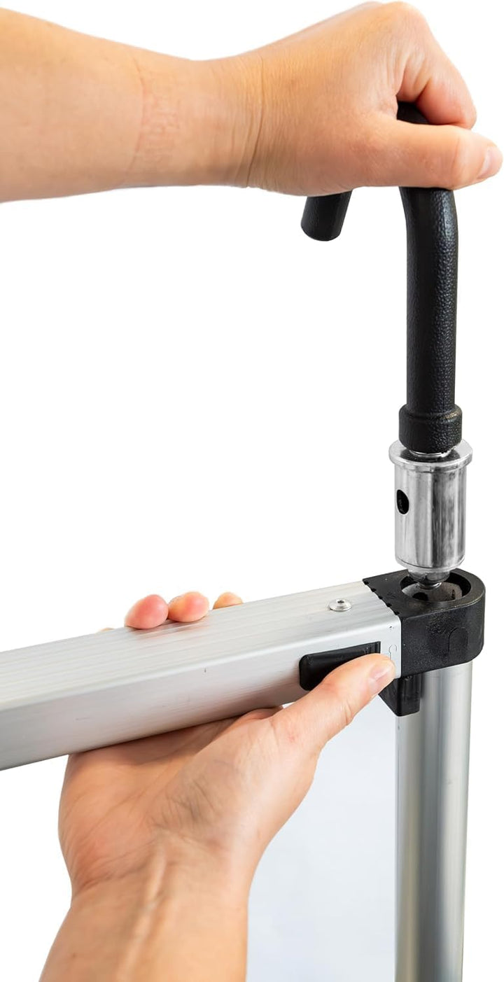 Drabest - Leiter - Teleskopleiter - Leiter Ausziehbar - Klappleiter, Aluleiter - Mehrzweckleiter - M