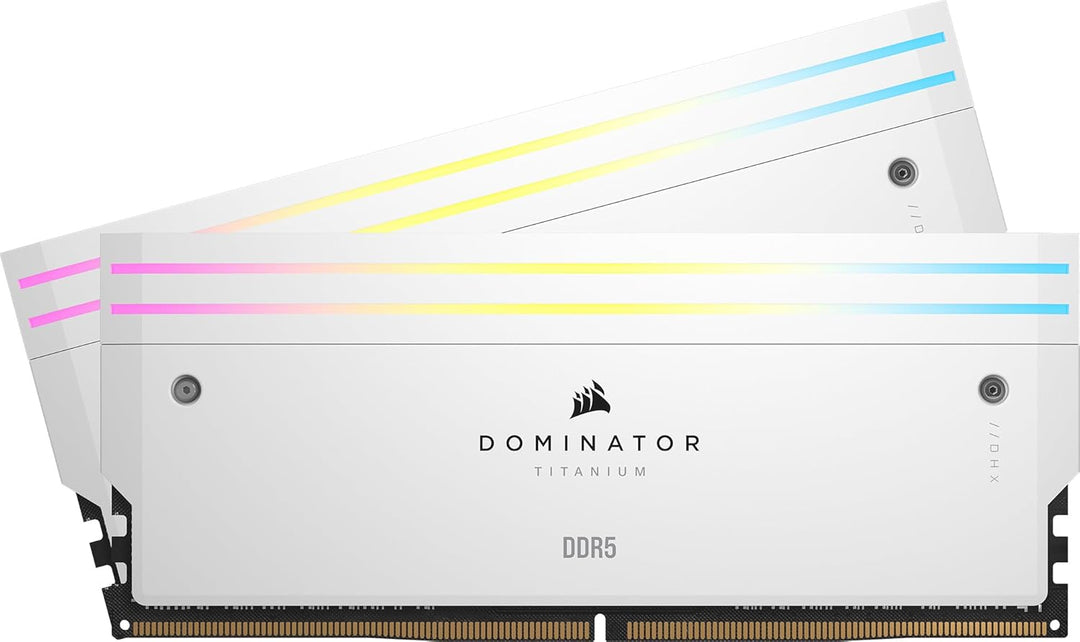 CORSAIR Dominator Titanium RGB DDR5 RAM 96GB (2x48GB) DDR5 6600MHz CL32 Intel XMP iCUE-Kompatibler C