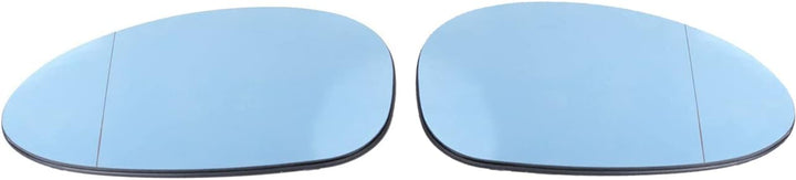 KYYET Seitenwindtür-Rückspiegelglas für E82 E90 E91 E92 E46 blau getönt (links und rechts) Left&Righ