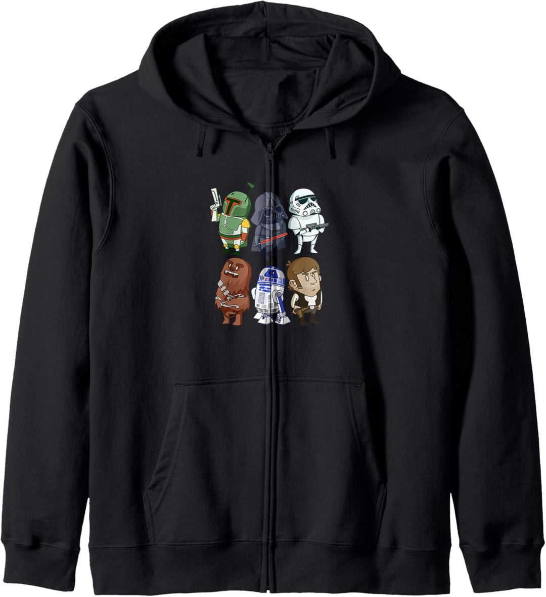 Star Wars Character Doodles Kapuzenjacke