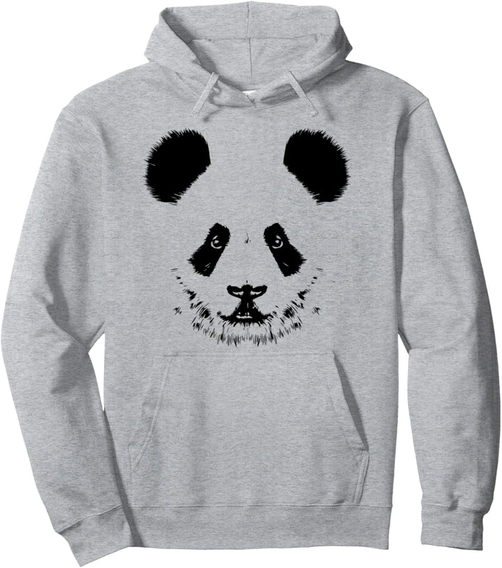 Grosser Panda-Gesicht. Pullover Hoodie