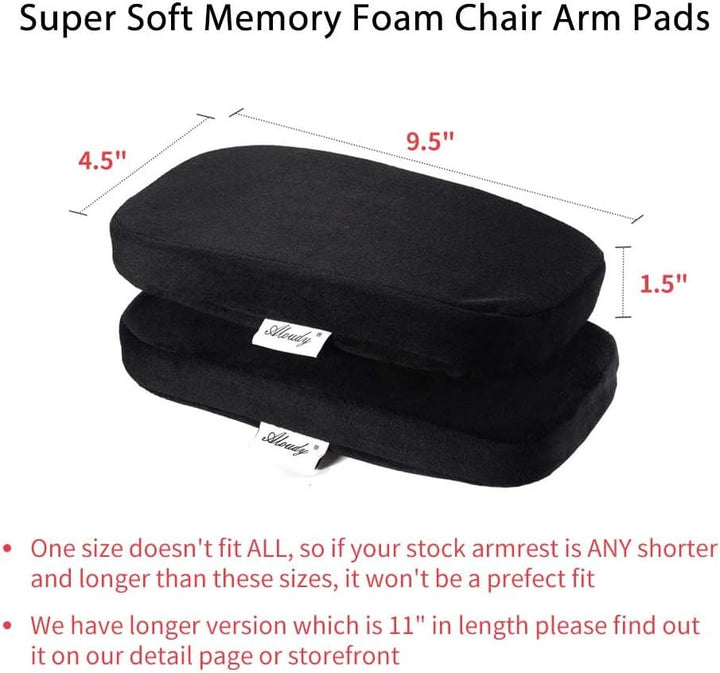 Aloudy Ergonomische Armlehnenpolster aus Memory-Schaum für Bürostühle, Bequeme Armlehnenbezüge für G