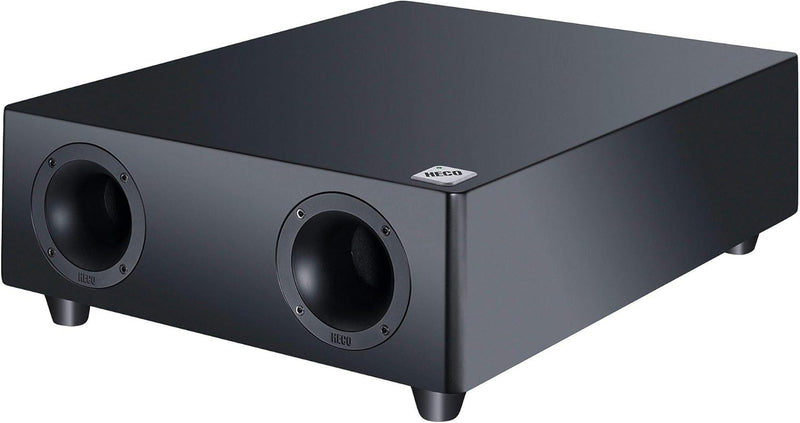 HECO Ambient Line 88 F, Aktiver Kompakt-Subwoofer - Kompakt, Aber leistungsstark Schwarz, Schwarz