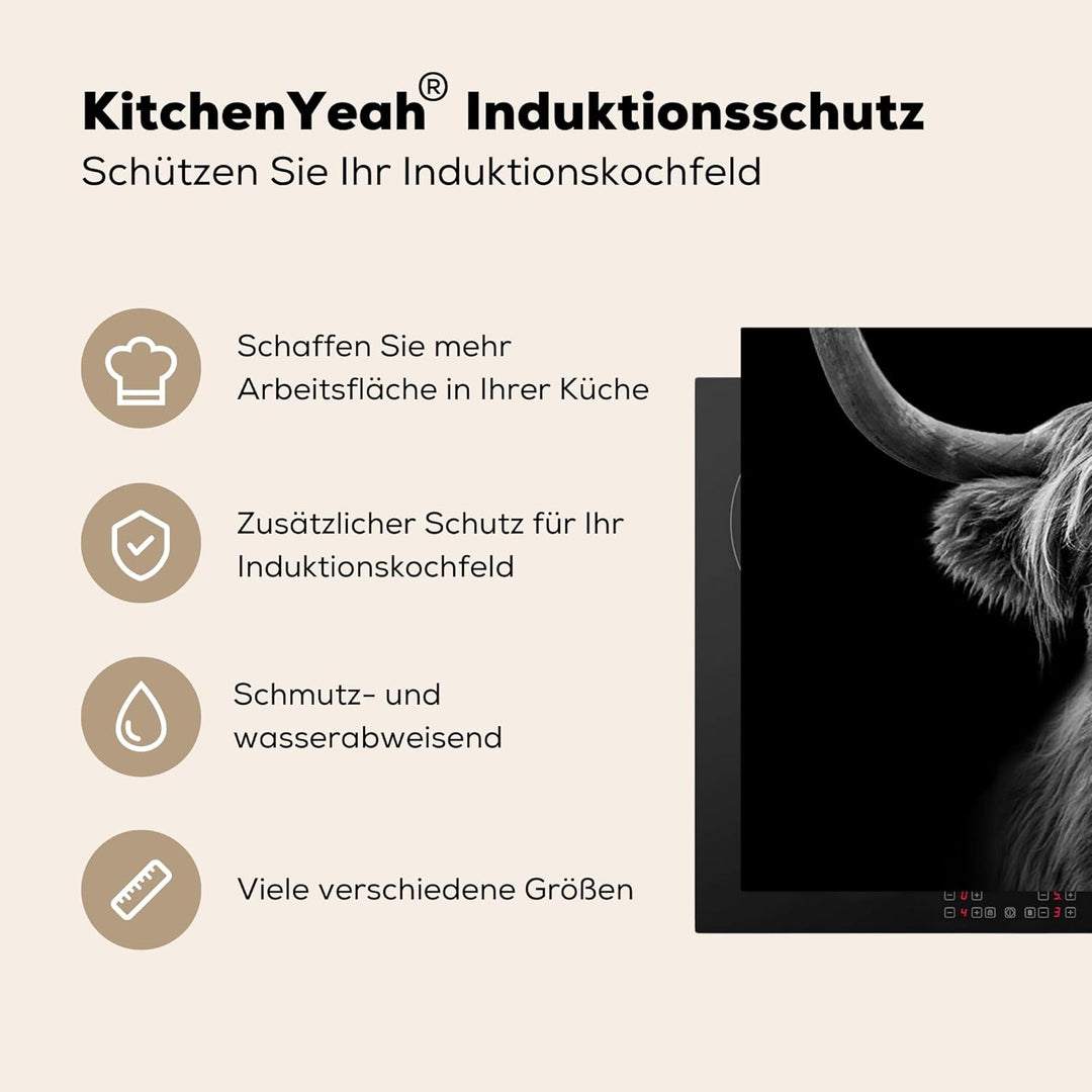 Herdabdeckplatte Einteilig Induktionsmatte Küche Abdeckung Ceranfeld Herd Abdeckplatte Vinyl Matte A