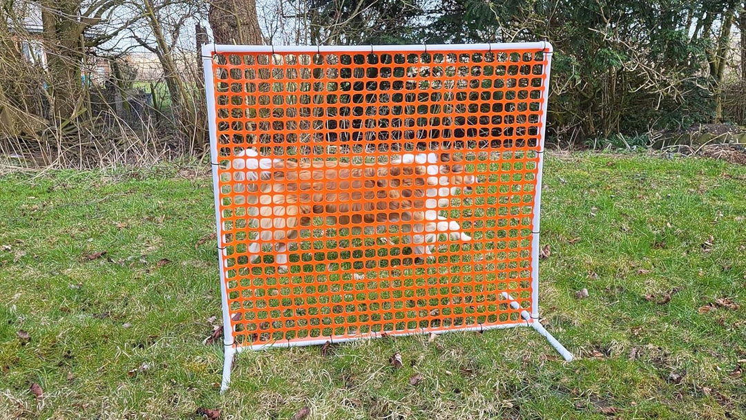 HOOPERS Agility Zaun orange/VDH-KONFORM/Gate/Gatter/Trennzaun, aus Kunststoff, NADAC Hoopers
