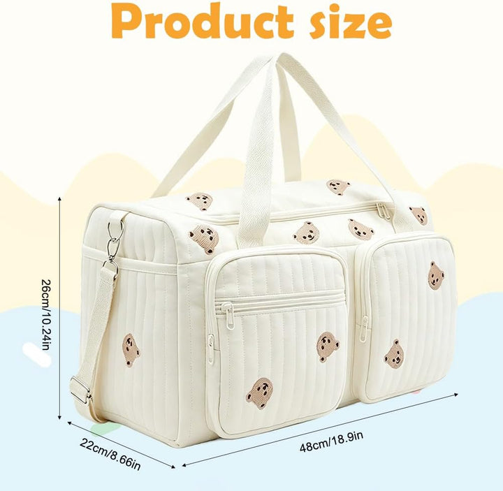 Vielseitige Wickeltasche für Mütter, Baby und Umstandstasche, Wickeltasche Kinderwagen für Mamas, Re