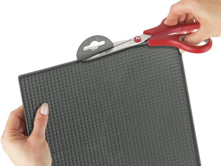 WENKO Geschirr-Abtropfmatte Maxi, extra grosse Gummimatte 40 x 30 cm, mit Noppenstruktur zum Abtropf