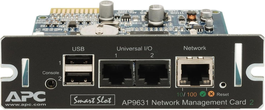 APC USV Netzwerk Management Karte 2 - AP9630 - kompatibel mit SmartSlot USV Modellen AP9631, AP9631