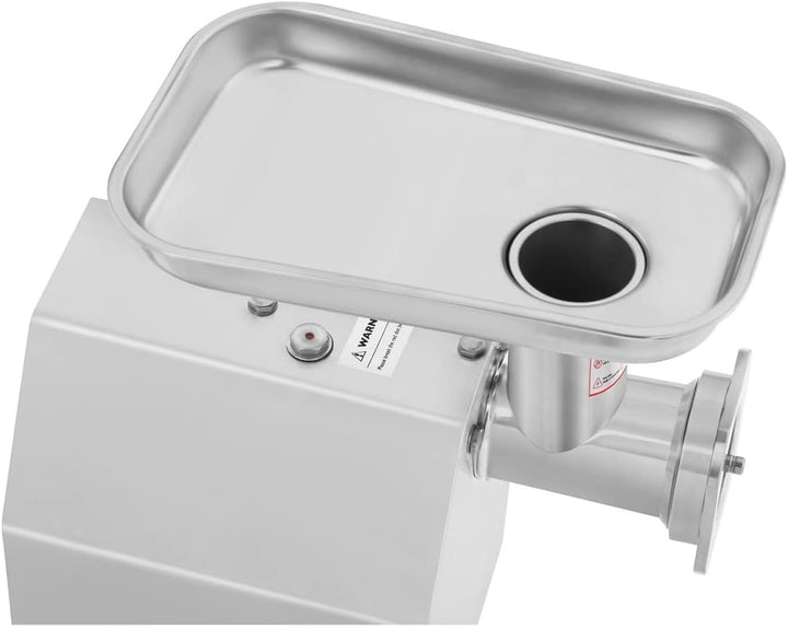 Royal Catering RCFW 140-850ECO Fleischwolf Elektrisch Edelstahl Fleischmaschine (140 kg/h, 850 W, Re